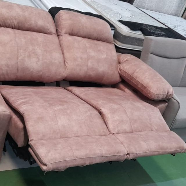 sofa extensible rosa